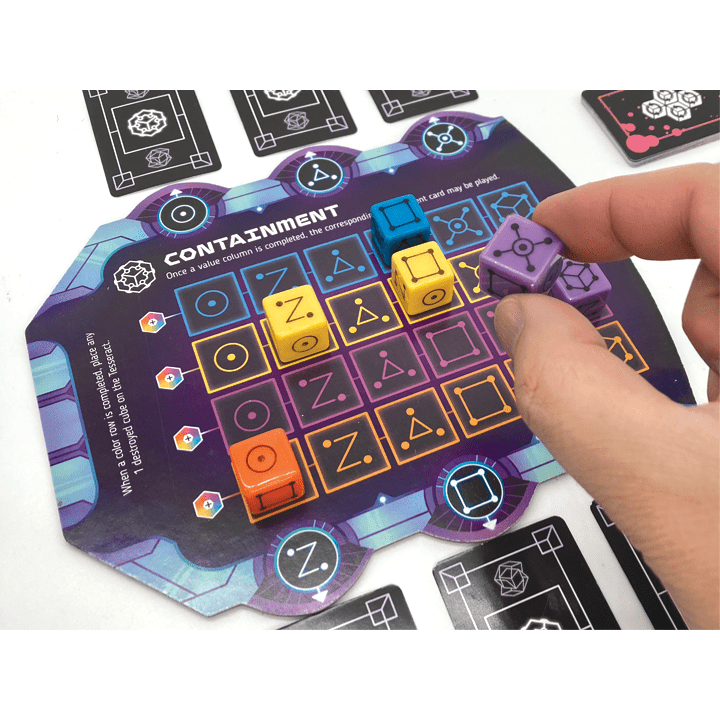 TESSERACT: Cooperative Strategy Board Game with 64 Dice