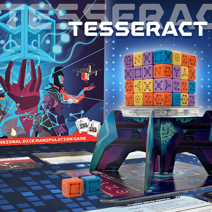 TESSERACT: Cooperative Strategy Board Game with 64 Dice