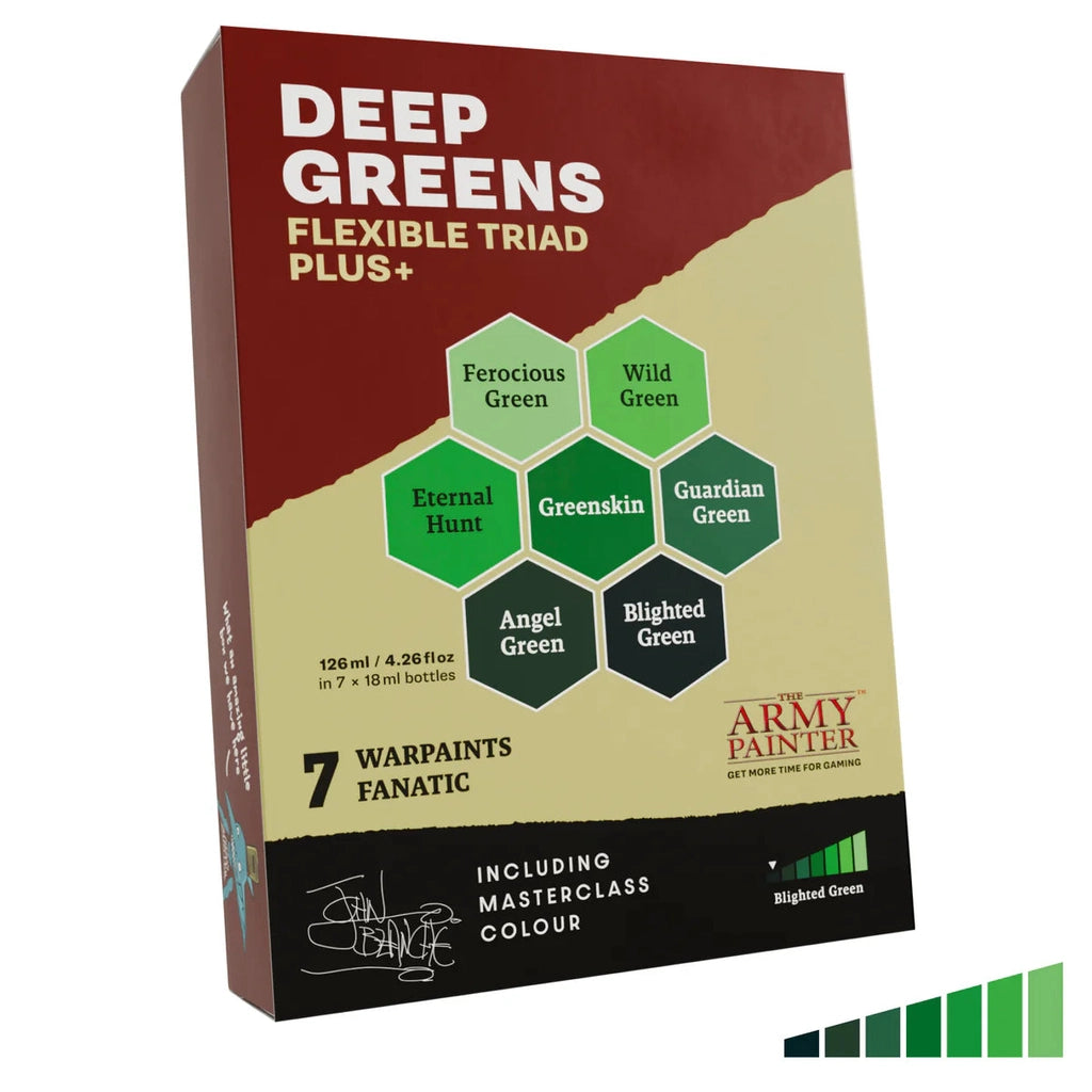 The Army Painter Flexible Triad PLUS+: Deep Greens