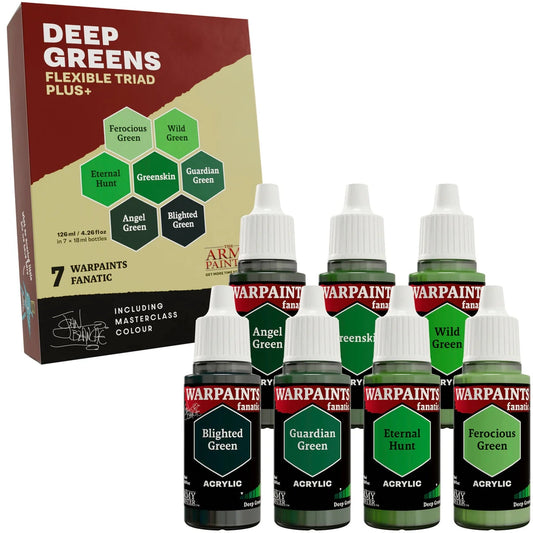 The Army Painter Flexible Triad PLUS+: Deep Greens