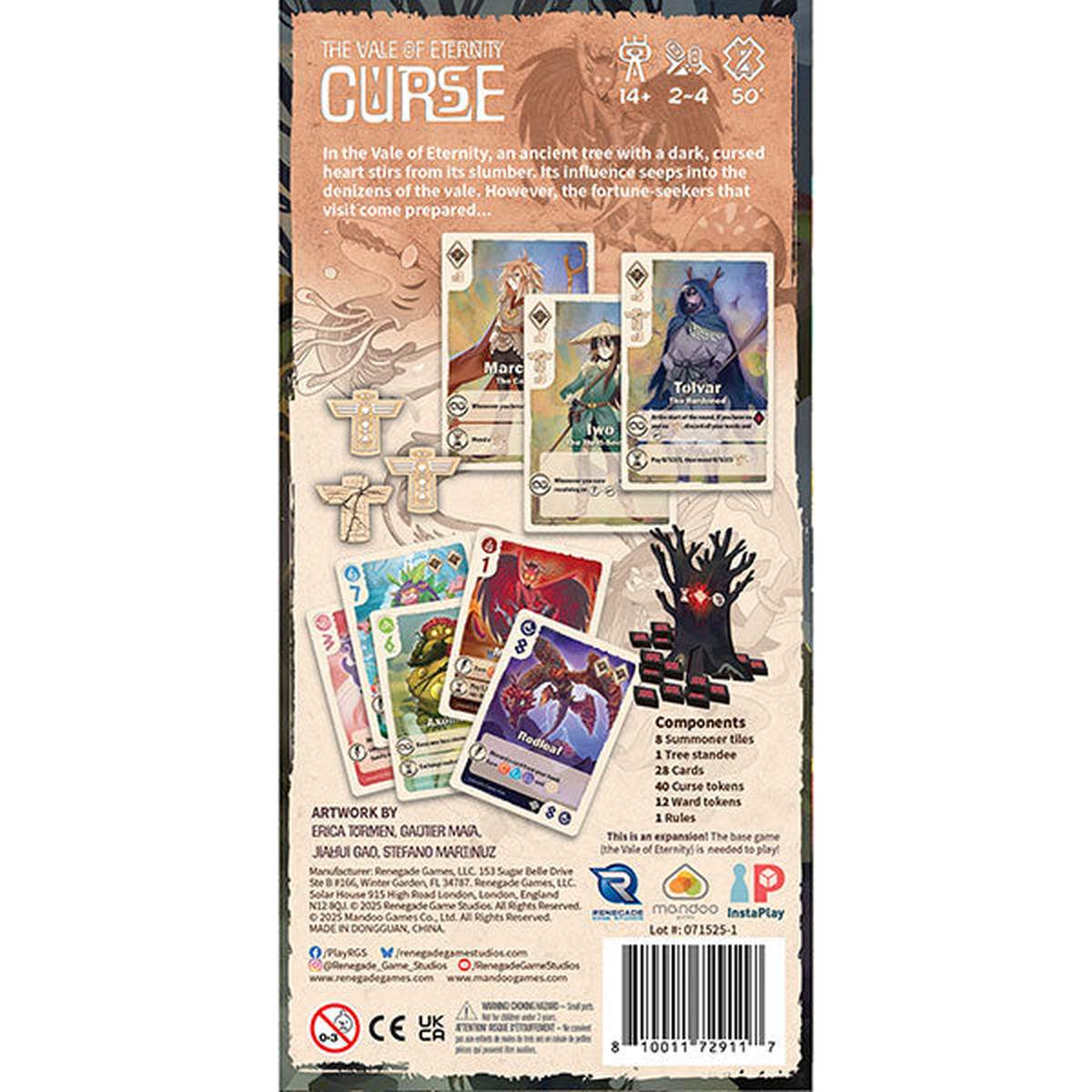 The Vale of Eternity: Curse