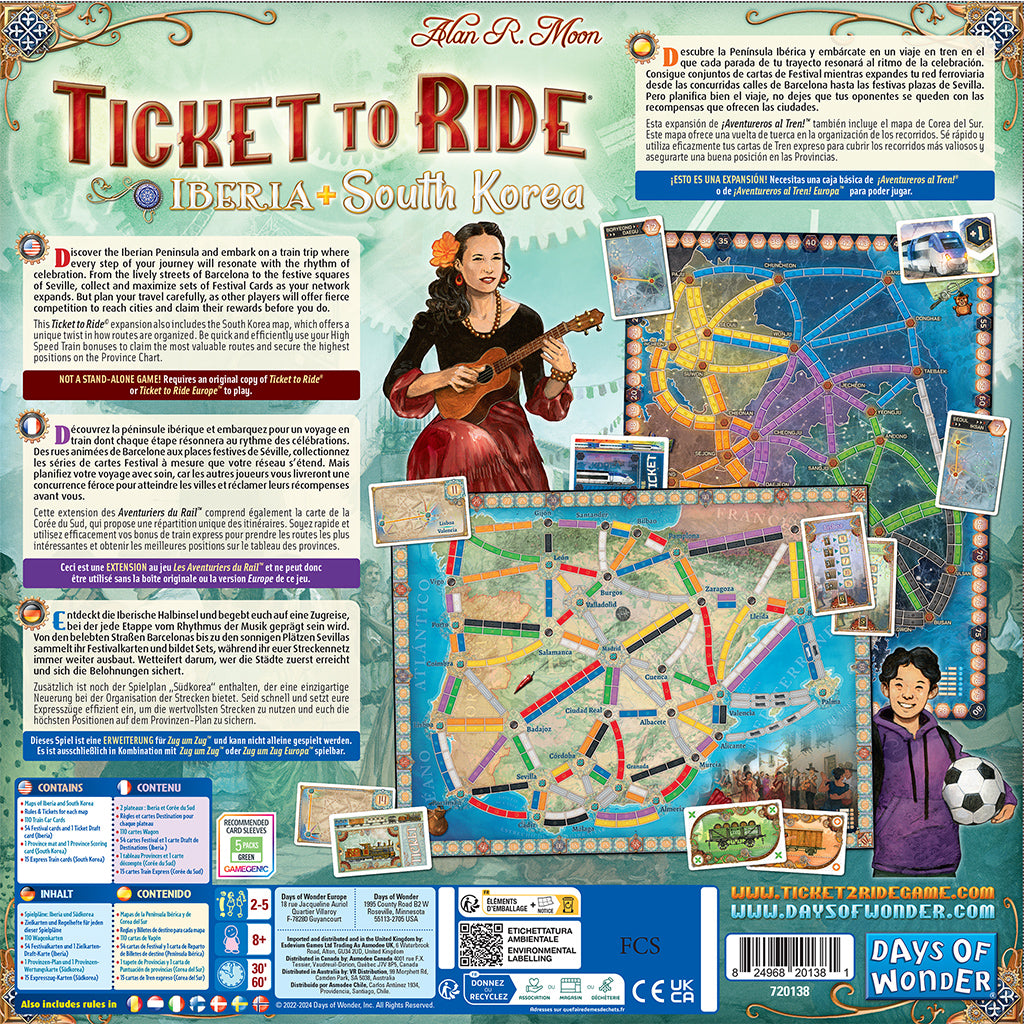 Ticket to Ride Iberia & South Korea