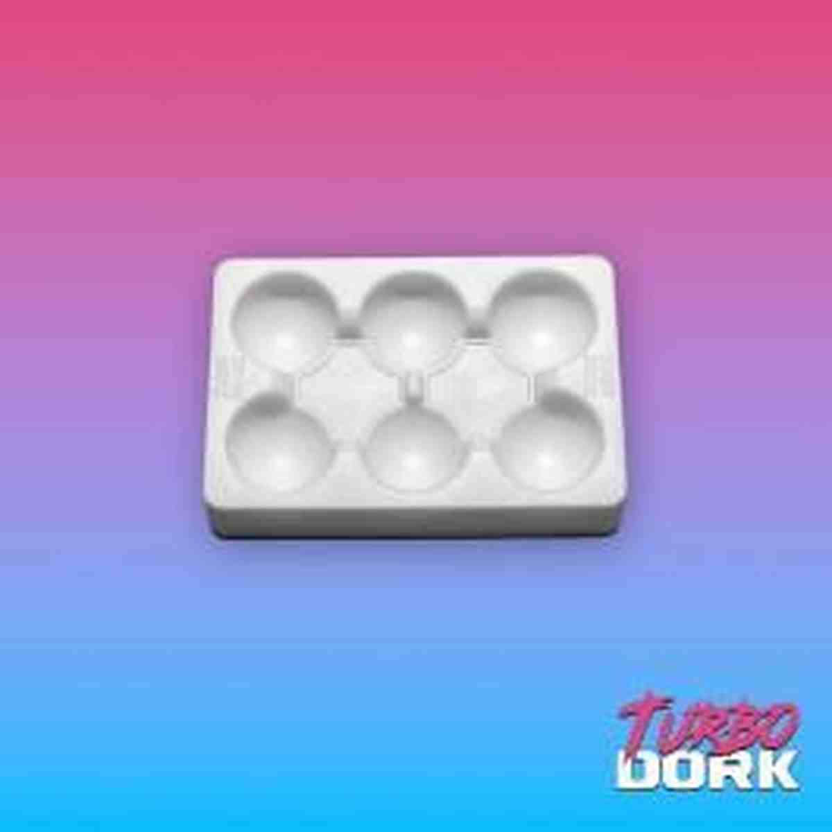 Turbo Dork Accessories: Silicone Dry Palette - Small White