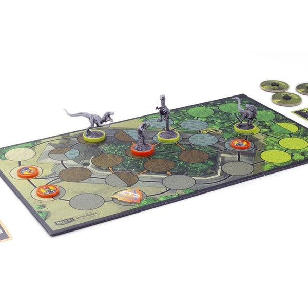 Unmatched: Jurassic Park Igen vs. Raptors – Contrarian's Game Cafe