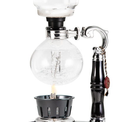 Yama Glass 3 Cup Tabletop Siphon Coffee Maker Alcohol Burner