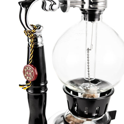 Yama Glass 5 Cup Tabletop Siphon Coffee Maker Alcohol Burner