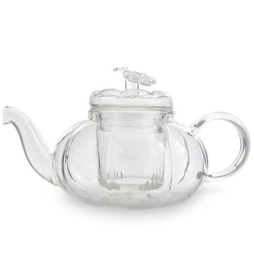 Yama Glass Pumpkin Teapot w/ Infuser 24 oz