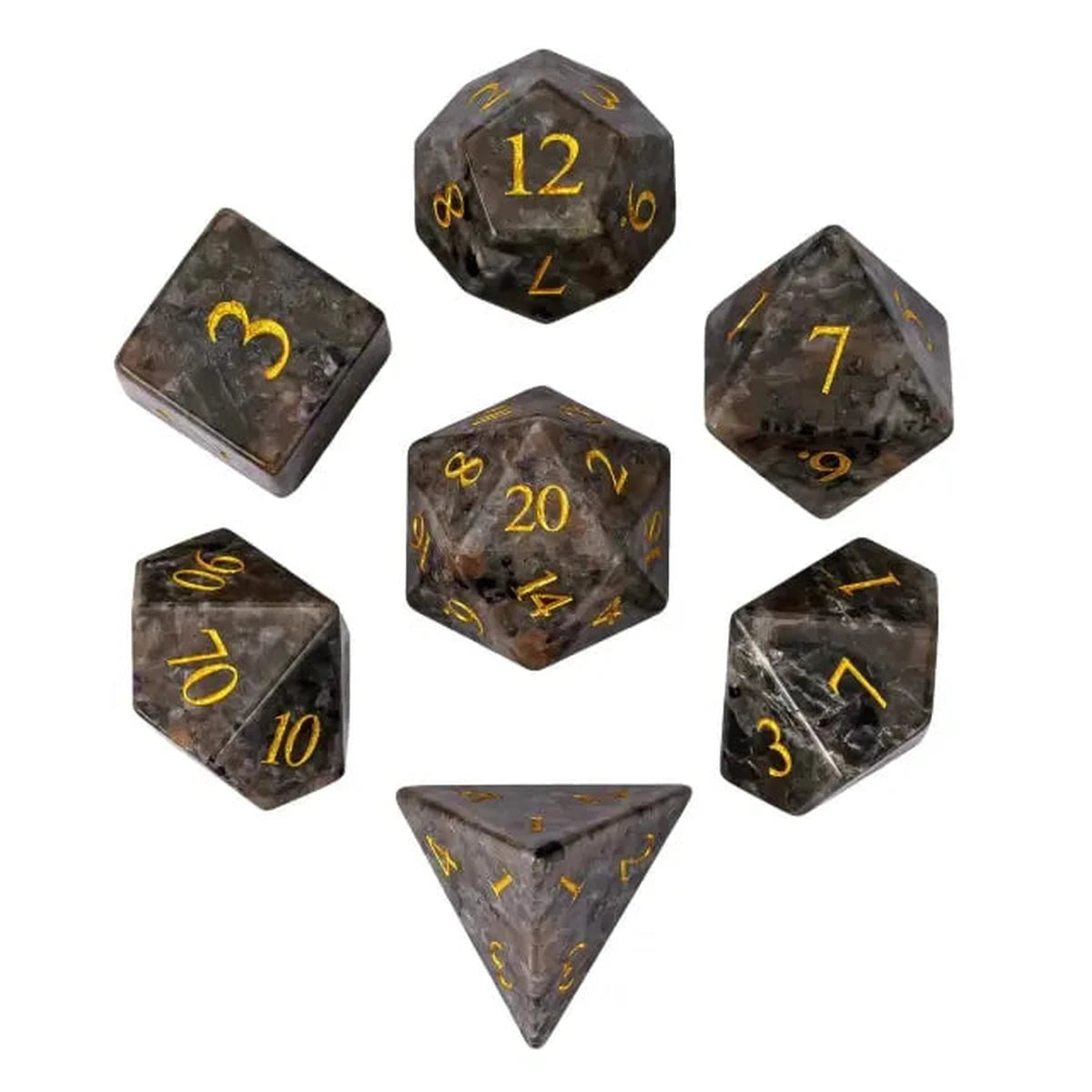 Yooperlite Gemstone Dice