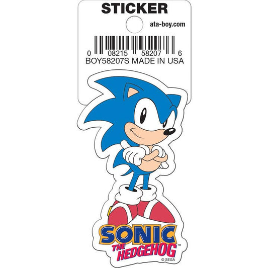 Sonic the Hedgehog: Sonic Arms Crossed Die Cut Vinyl Sticker - 3"