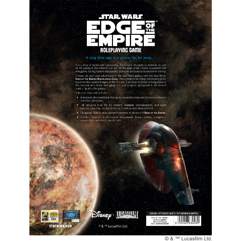 Star Wars - Edge of the Empire: Core Rulebook