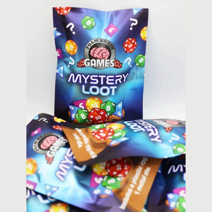 Mystery Loot: Plastic RPG Dice Set & Bonus Metal Die