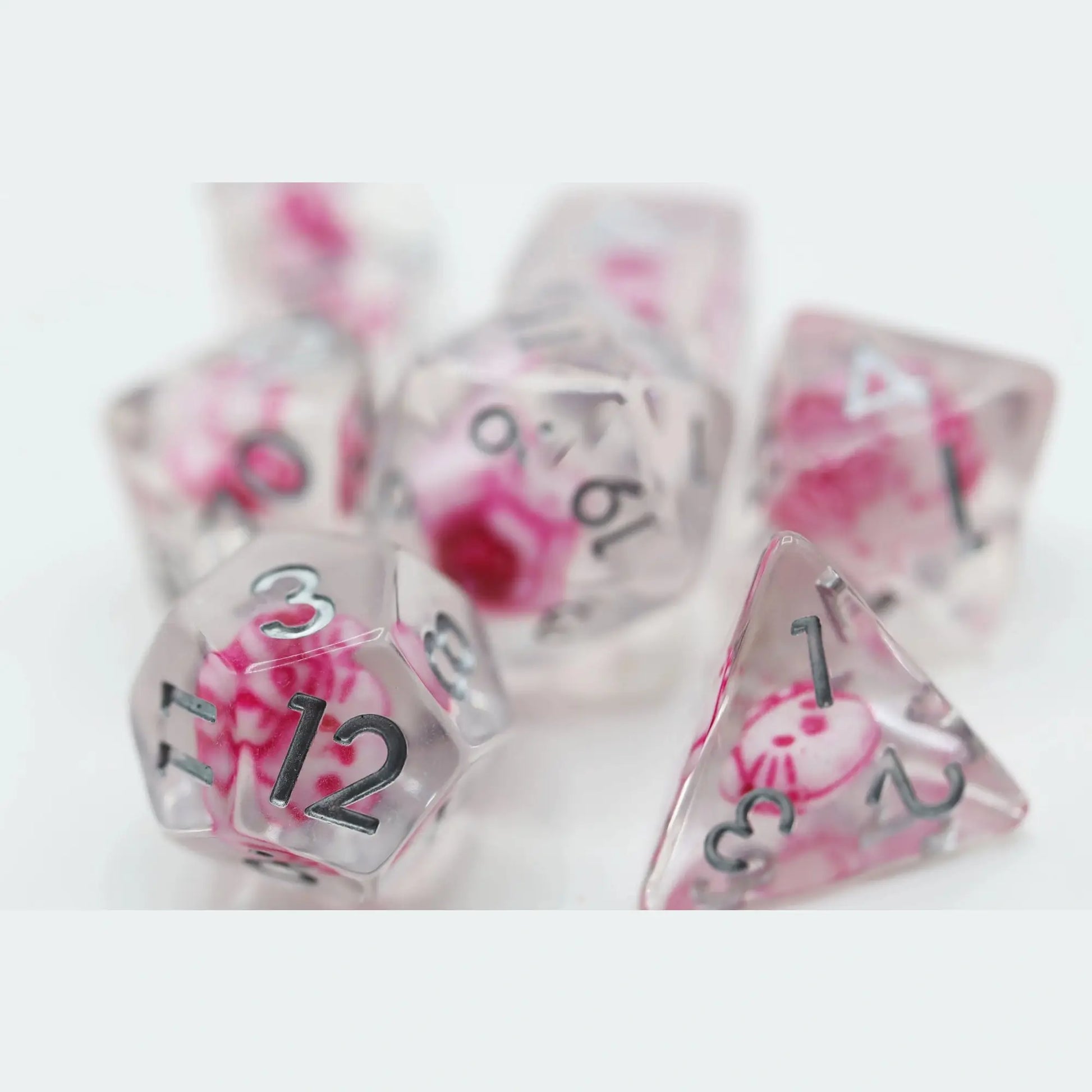 Anime Kitty RPG Dice Set