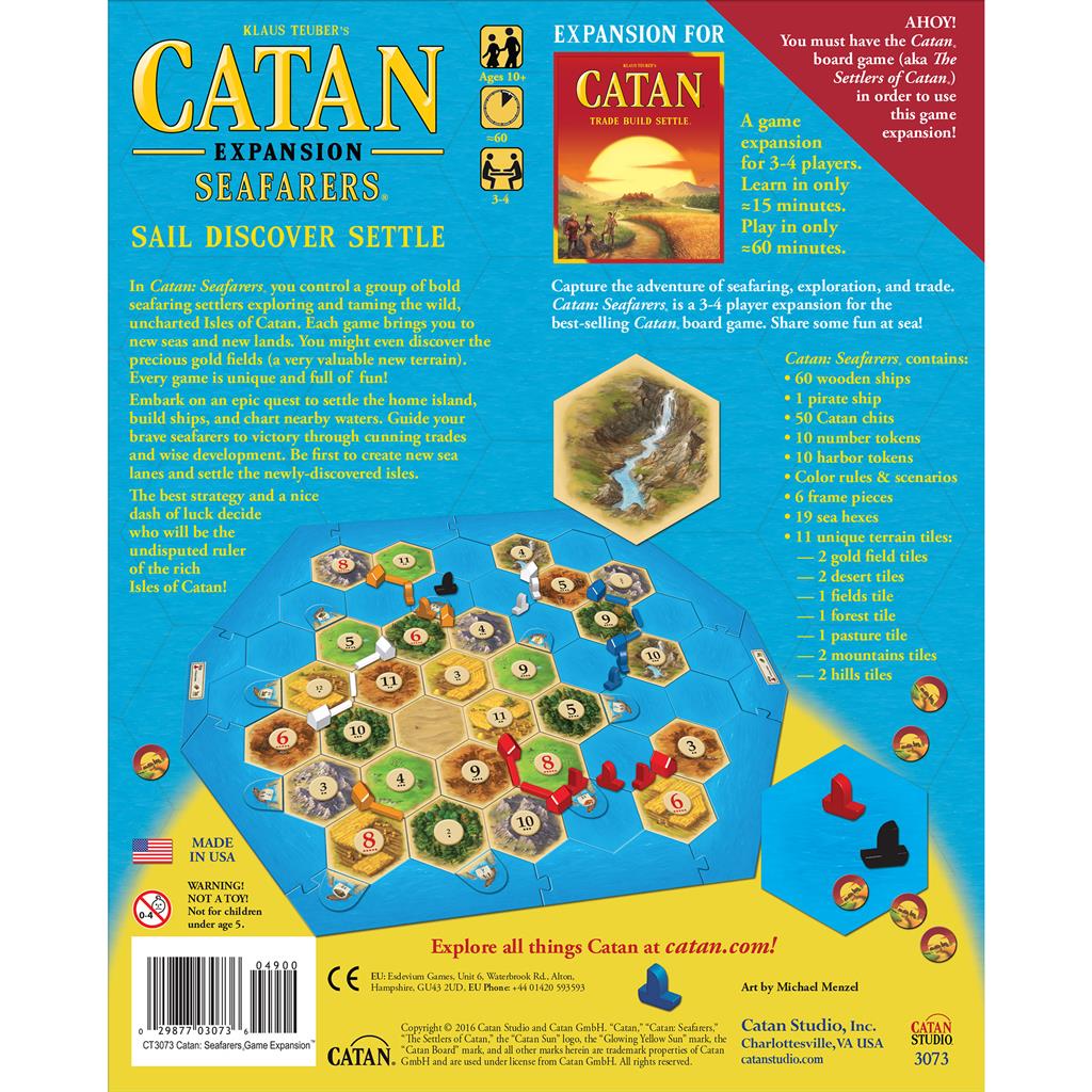 Settlers of Catan Board Game Expansion: Seafarers